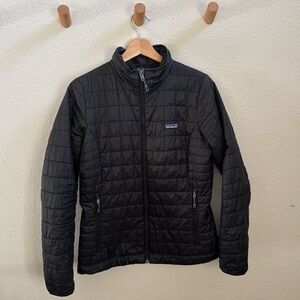 Patagonia women’s Nano Puff black jacket, size small